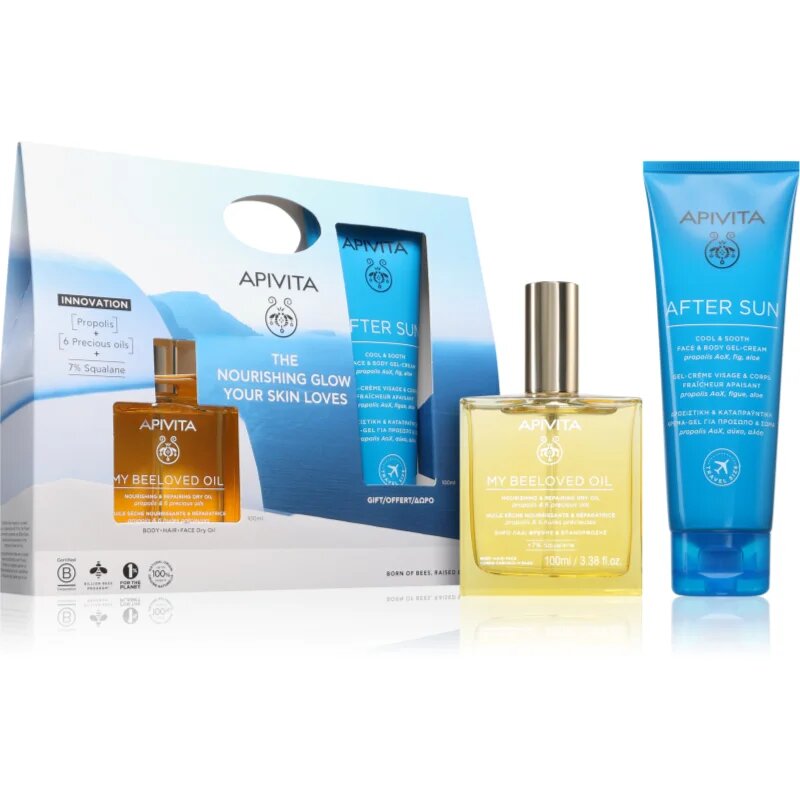 Apivita My Beeloved Oil комплект за подхранване и хидратация