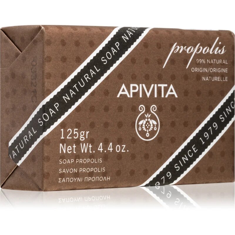 Apivita Natural Soap Propolis почистващ твърд сапун 125 гр.