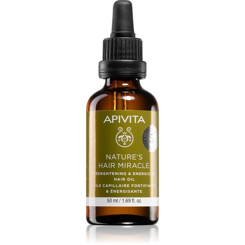 Apivita Nature's Hair Miracle Strengthening Hair Oil олио за укрепване на косата 50 мл.