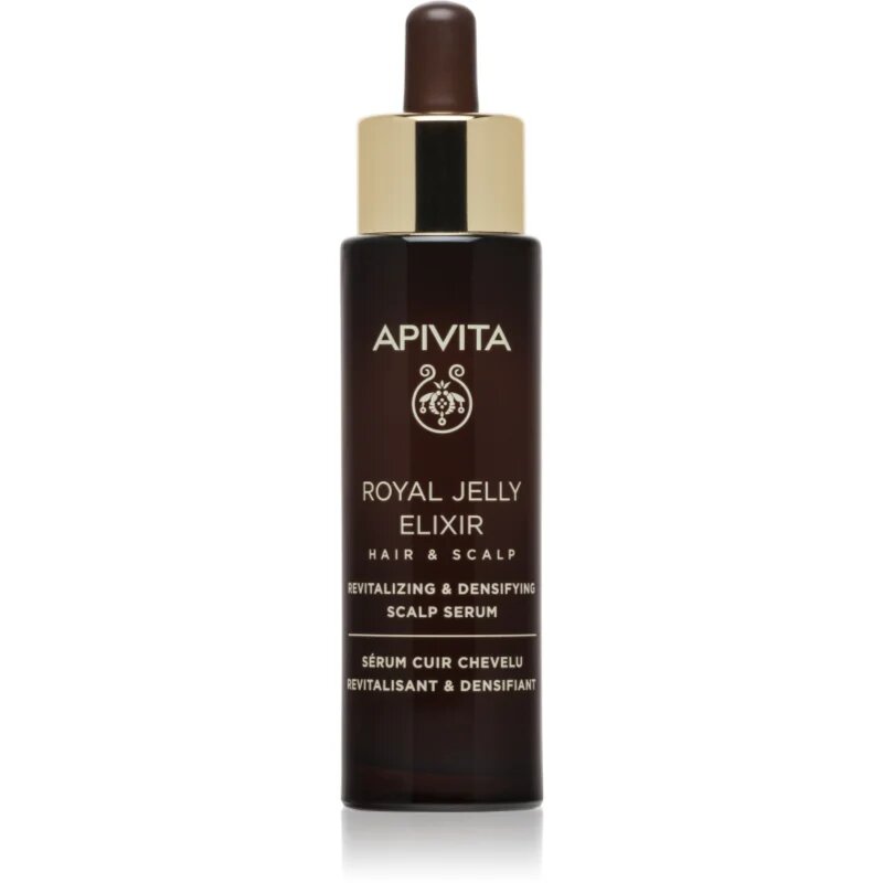 Apivita Royal Jelly Elixir Revitalizing & Densifying Scalp Serum ревитализиращ серум за скалпа 50 мл.
