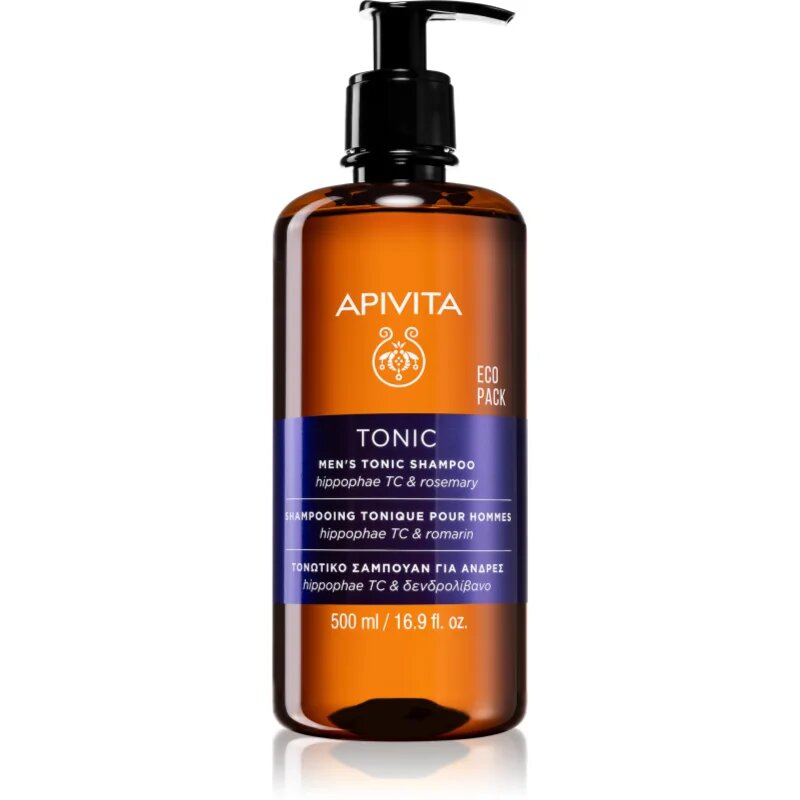 Apivita Tonic Men's Tonic Shampoo шампоан против косопад 500 мл.