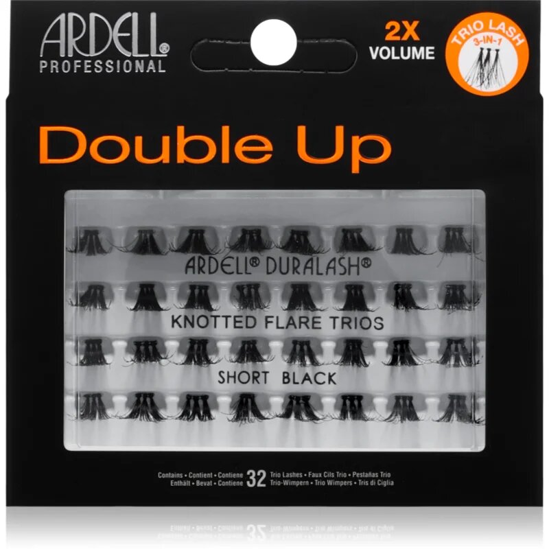 Ardell Double Up Trios 2xVolume лепящи снопчета мигли 32 бр.