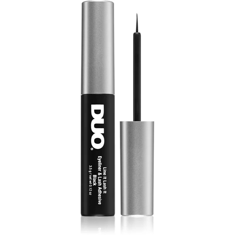Ardell Duo Line It Lash It лепило за изкуствени мигли с четка цвят Black 3.5 гр.