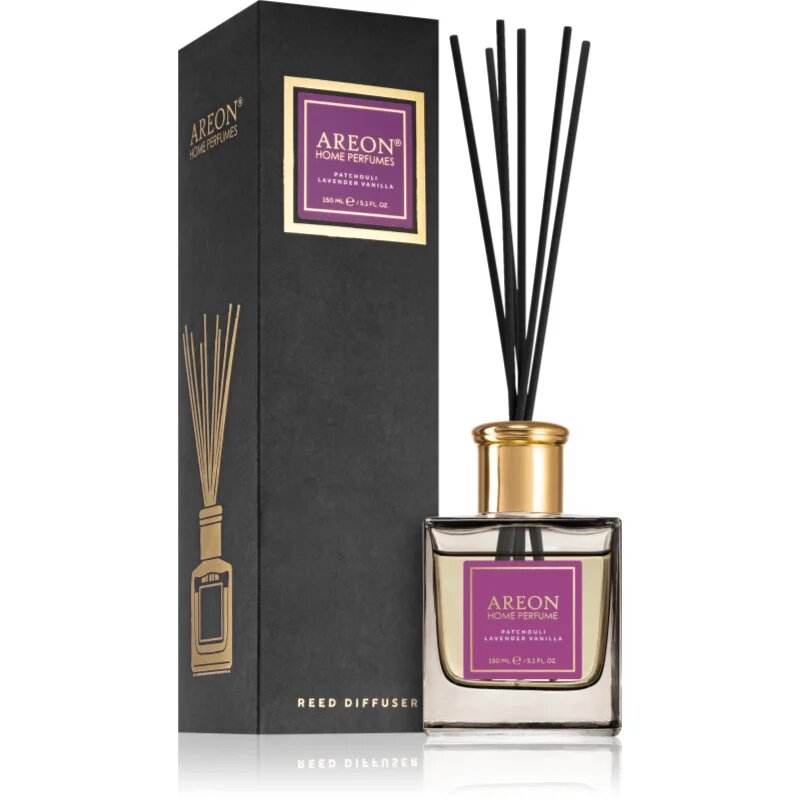 Areon Home Black Patchouli Lavender Vanilla aроматизиращ дифузер с пълнител 150 мл.