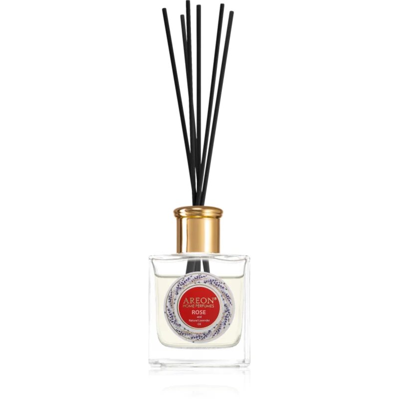 Areon Home Perfumes Rose & Lavender Oil aроматизиращ дифузер с пълнител 150 мл.