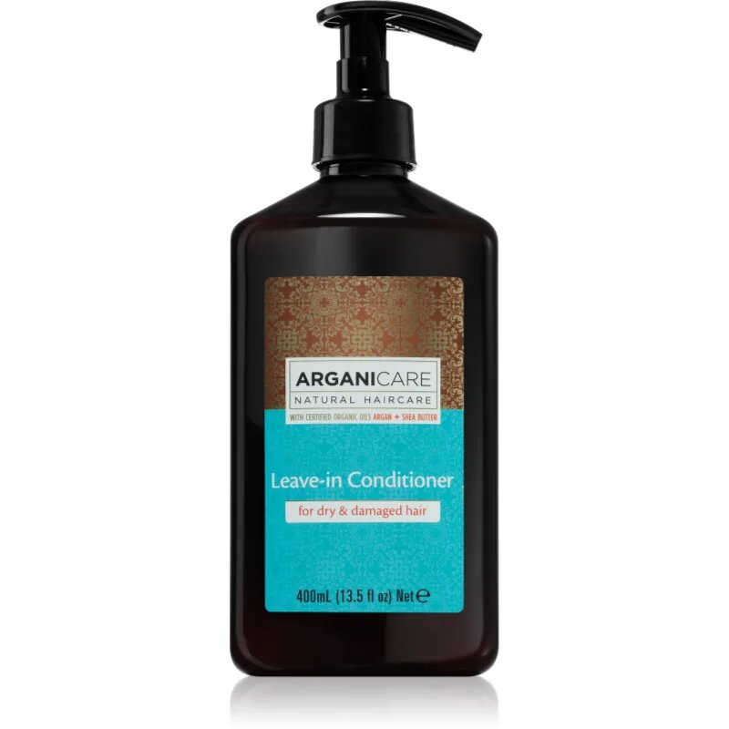 Arganicare Argan Oil & Shea Butter Leave-In Conditioner балсам без отмиване за суха и увредена коса 400 мл.
