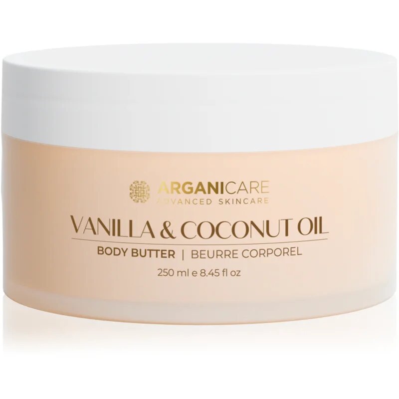Arganicare Body Butter Vanilla & Coconut Oil масло за тяло с кокосово масло 250 мл.