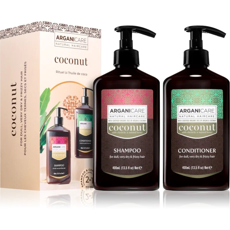 Arganicare Coconut Set подаръчен комплект за подхранване и хидратация vlasů 1 бр.