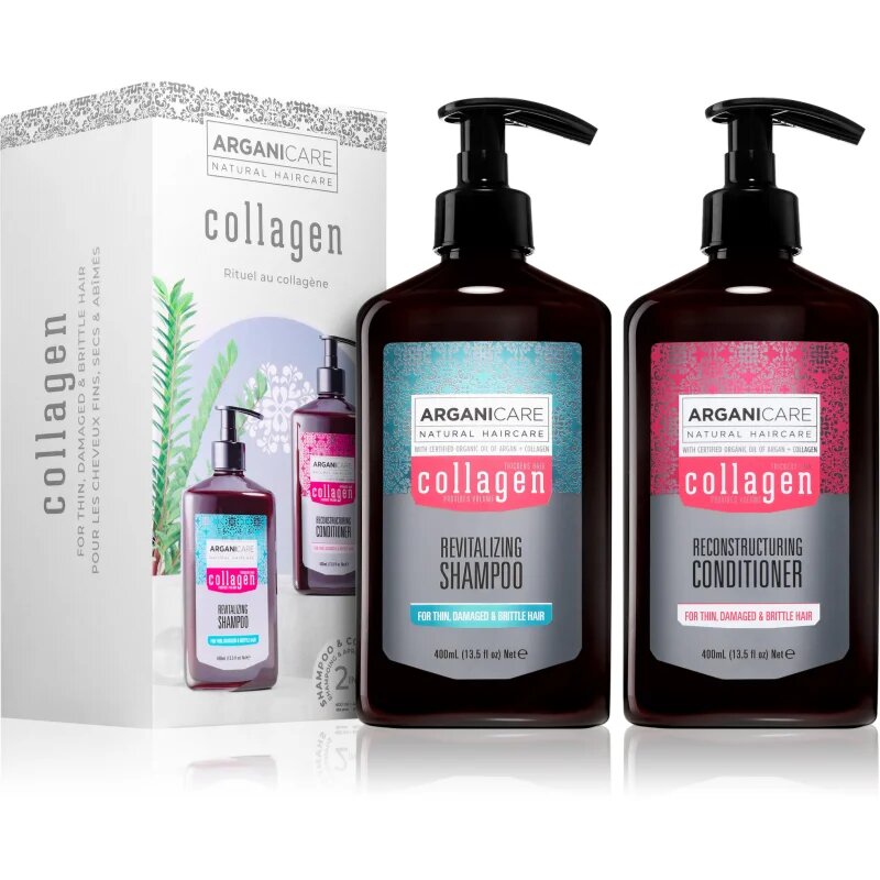 Arganicare Collagen Set подаръчен комплект за обем 1 бр.