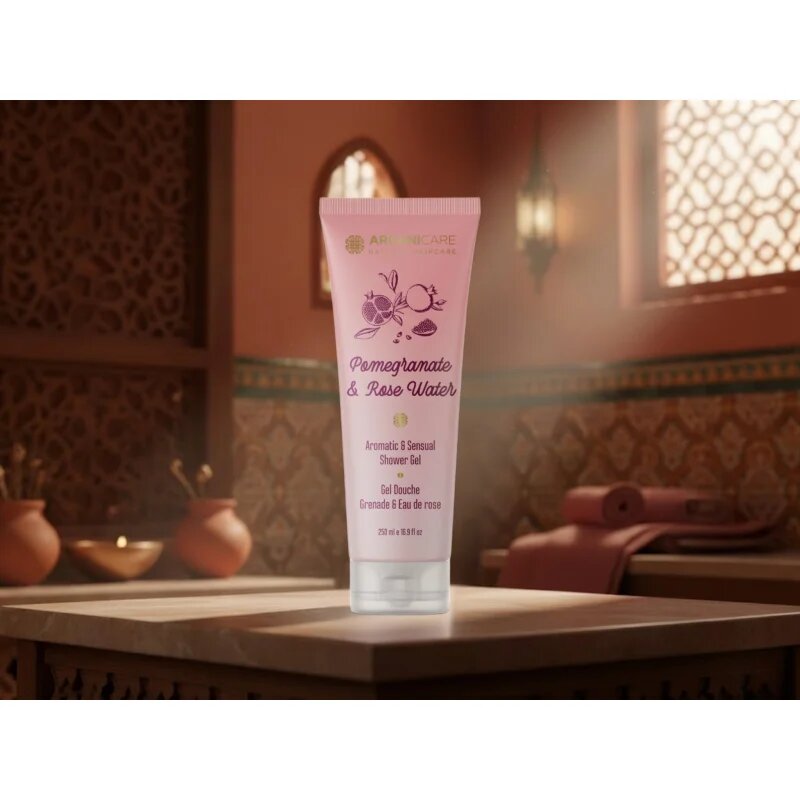 Arganicare Pomegrenate & Rose Water Shower Gel душ гел 250 мл.