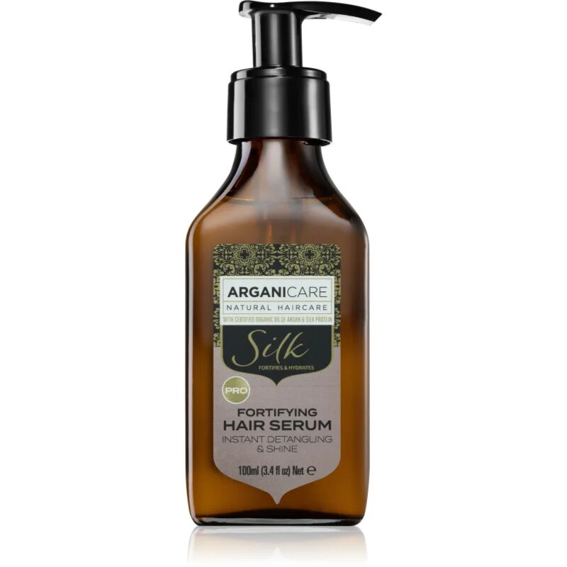 Arganicare Silk Protein Fortifying Hair Serum укрепващ серум за всички видове коса 100 мл.
