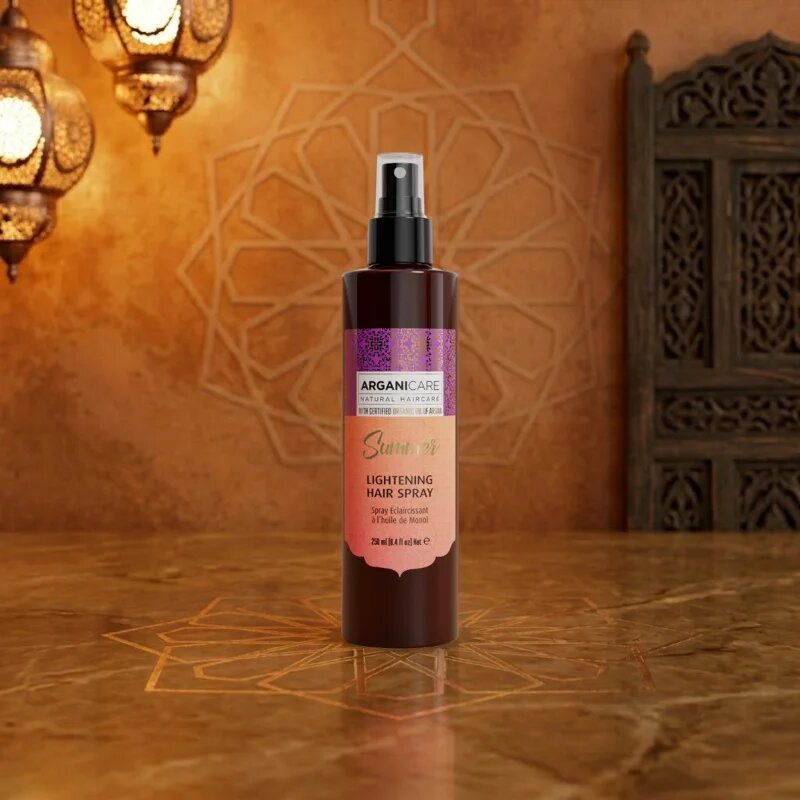 Arganicare Summer Lightening Hair Spray спрей за коса zesvětlující 250 мл.