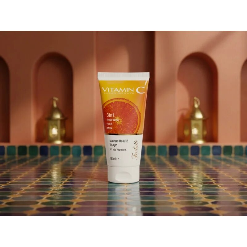 Arganicare Vitamin C 3 in 1 почистващ пилинг 3 в 1 150 мл.