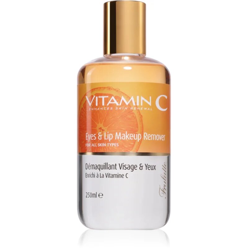 Arganicare Vitamin C Face and Eye Makeup Remover лосион за околоочния контур и устни с витамин С 250 мл.