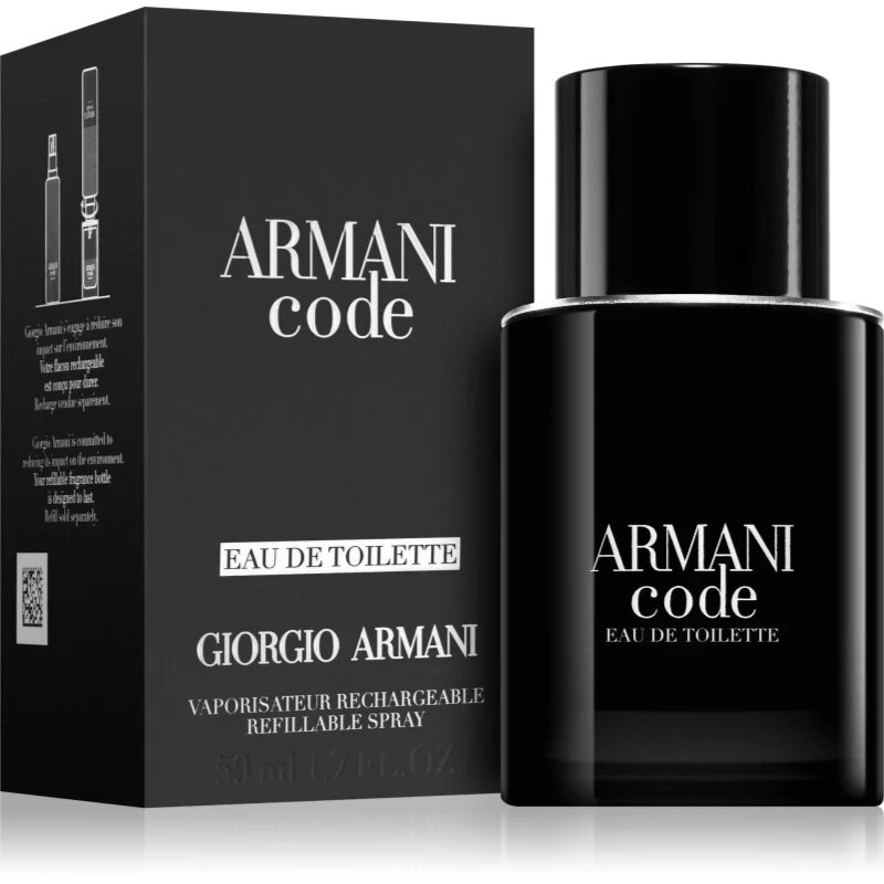 Armani Code тоалетна вода сменяема за мъже 50 мл.