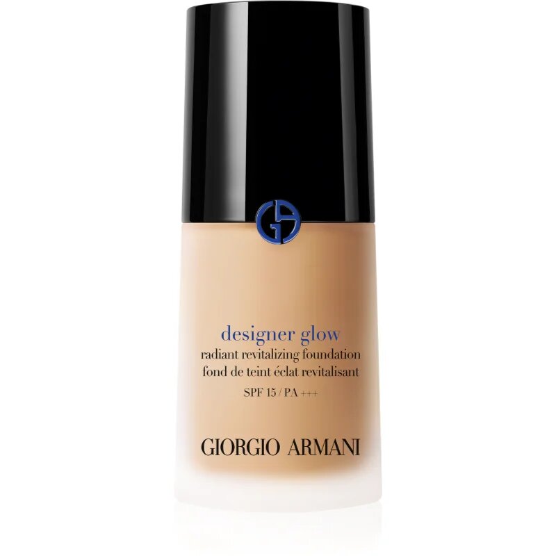 Armani Designer Glow Foundation подмладяващ и озаряващ фон дьо тен SPF 15 цвят 4 30 мл.