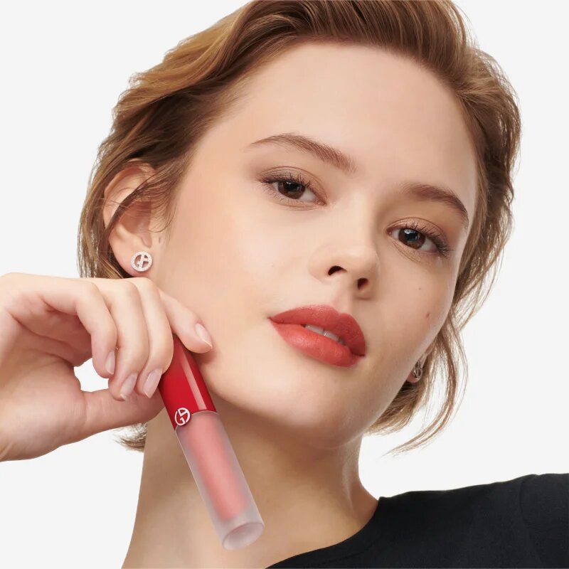 Armani Lip Maestro Satin матиращо хидратиращо течно червило цвят 14 Spring Stroll 6.5 мл.