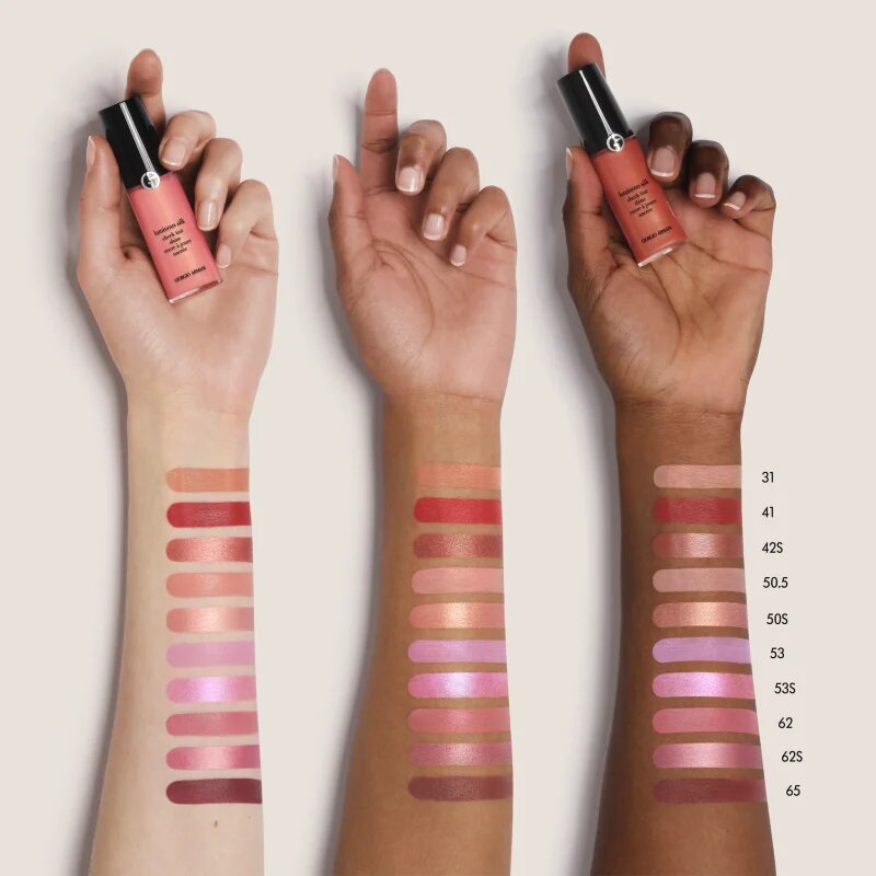 Armani Luminous Silk Cheek Tint Shine течен руж цвят 53 Cosmic Pink 12 мл.