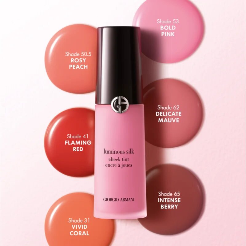 Armani Luminous Silk Cheek Tint течен руж цвят 31 Vivid Coral 12 мл.