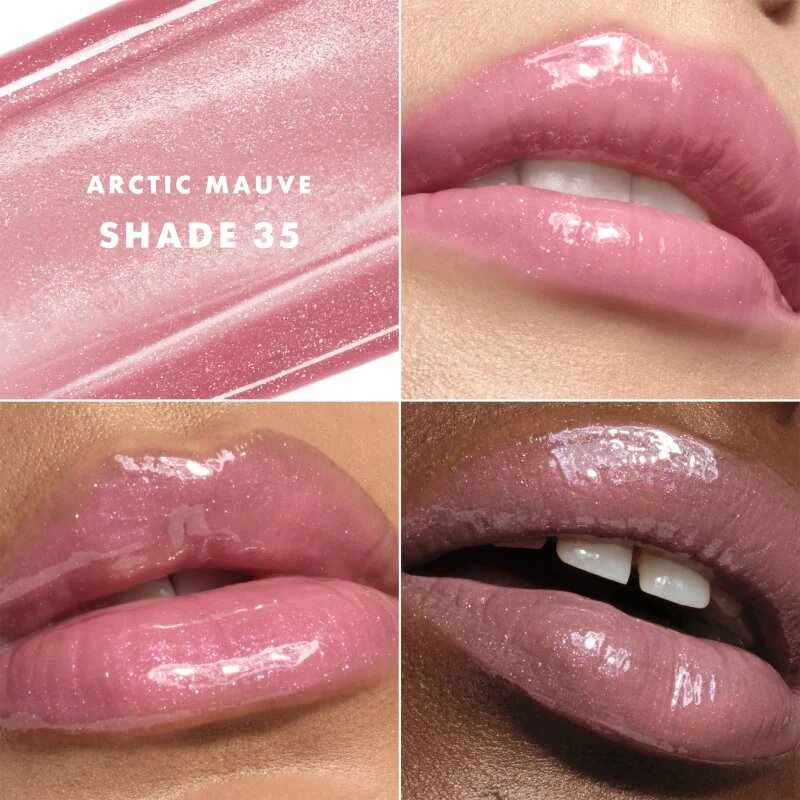 Armani Prisma Glass Icy Plumper блясък за устни за по-голям обем цвят 35 Arctic Mauve 3.5 мл.
