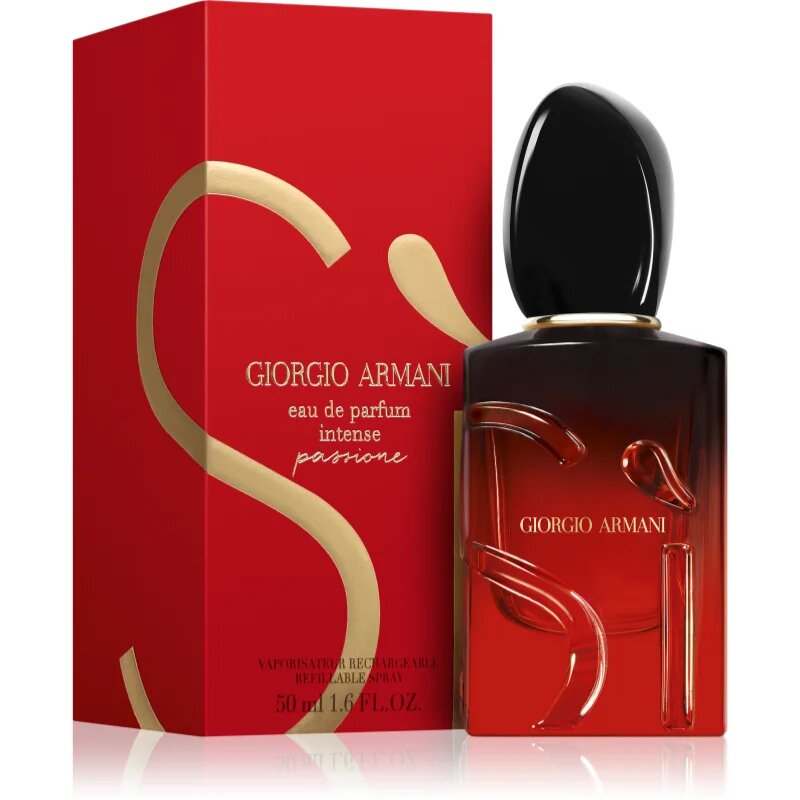 Armani Sì Passione Intense парфюмна вода сменяема за жени 50 мл.