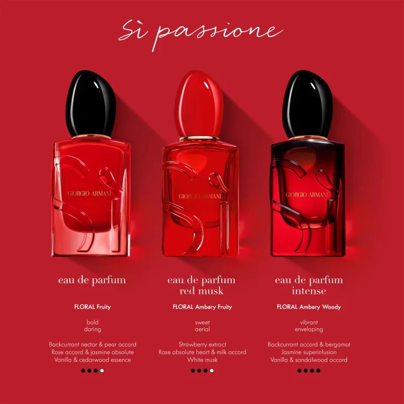 Armani Sì Passione Red Musk парфюмна вода за жени 30 мл.