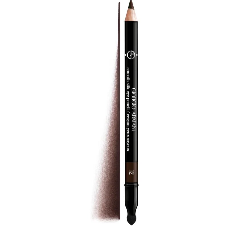 Armani Smooth Silk Eye Pencil молив за очи с апликатор цвят 12 Brownship Black 1.05 гр.