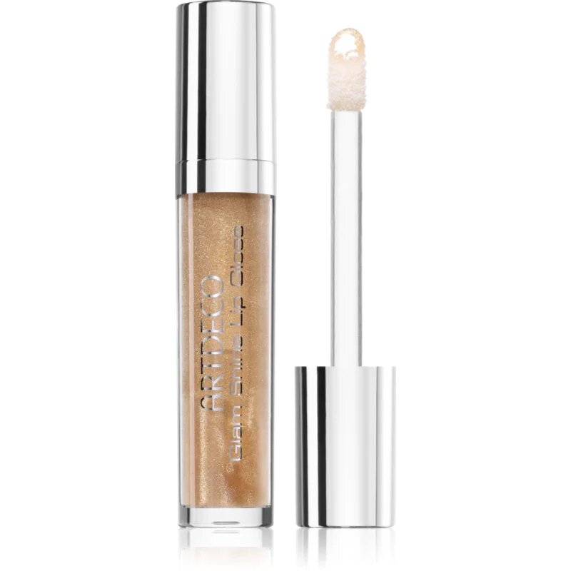 Artdeco Glam Shine блясък за устни с блестящи частици цвят 3 Golden Lights 4 мл.