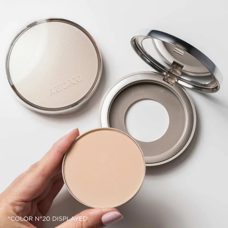 Artdeco Pure Minerals Hydra Compact Foundation компактна пудра и фон дьо тен резервен пълнител цвят 407.65 Medium Beige 10 гр.