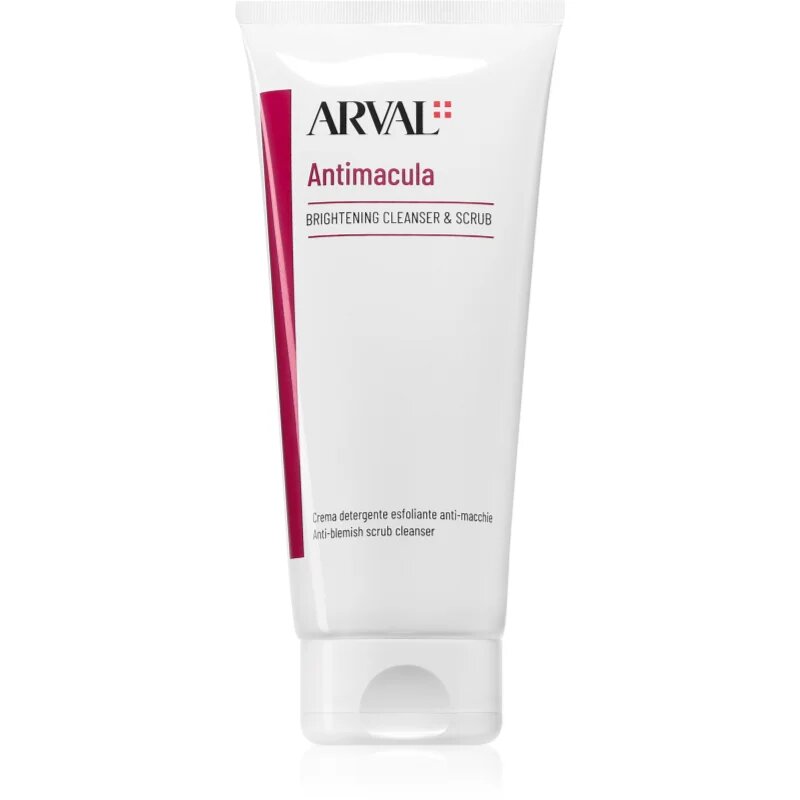 Arval Antimacula Brightening Cleanser & Scrub почистващ пилинг крем за озаряване на лицето 200 мл.