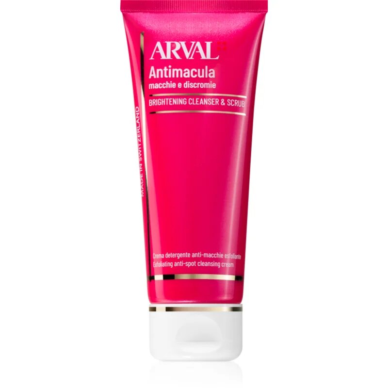 Arval Antimacula Brightening Cleanser & Scrub почистващ пилинг крем за озаряване на лицето 75 мл.