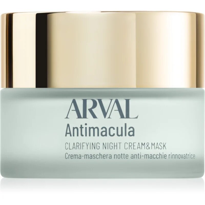 Arval Antimacula Clarifying Night Cream & Mask възстановяващ нощен крем-маска против пигментни петна 50 мл.