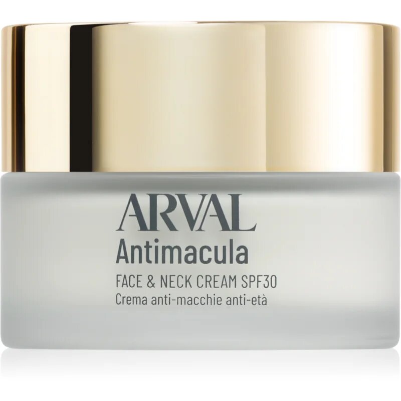 Arval Antimacula Face & Neck Cream SPF 30 крем за лице против бръчки и тъмни петна 50 мл.