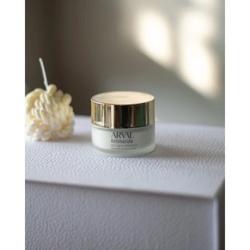 Arval Antimacula Face & Neck Cream SPF 30 крем за лице против бръчки и тъмни петна 50 мл.