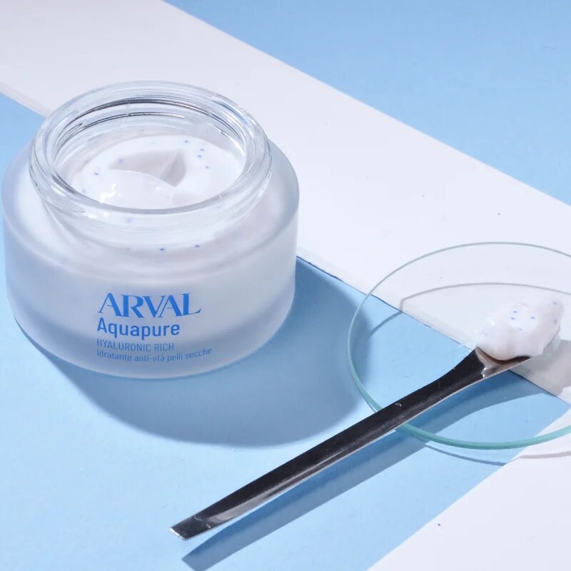 Arval Aquapure Hyaluronic Rich хидратиращ крем за суха към много суха кожа 50 мл.