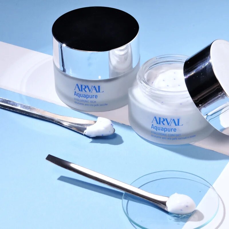 Arval Aquapure Hyaluronic Rich хидратиращ крем за суха към много суха кожа 50 мл.