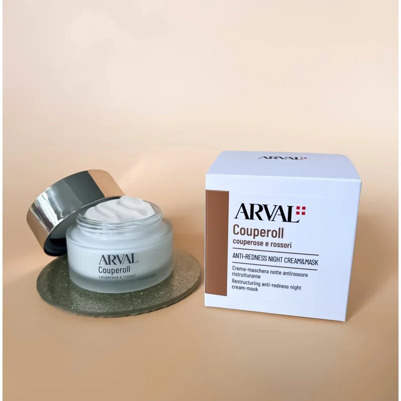 Arval Couperoll Anti-redness Night Cream & Mask нощен крем-маска за чувствителна и зачервена кожа 50 мл.