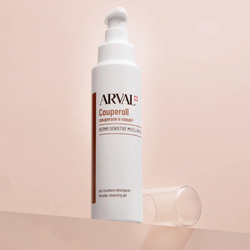 Arval Couperoll Dermo Sensitive Micellar Gel мицеларен почистващ гел за чувствителна кожа със склонност към почервеняване 150 мл.