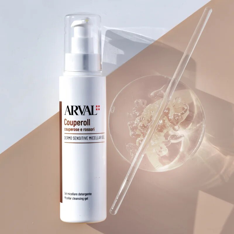 Arval Couperoll Dermo Sensitive Micellar Gel мицеларен почистващ гел за чувствителна кожа със склонност към почервеняване 150 мл.