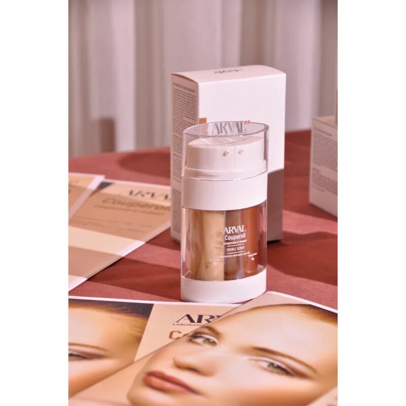 Arval Couperoll Double Serum двуфазен серум дневен и нощен 2x15 мл.