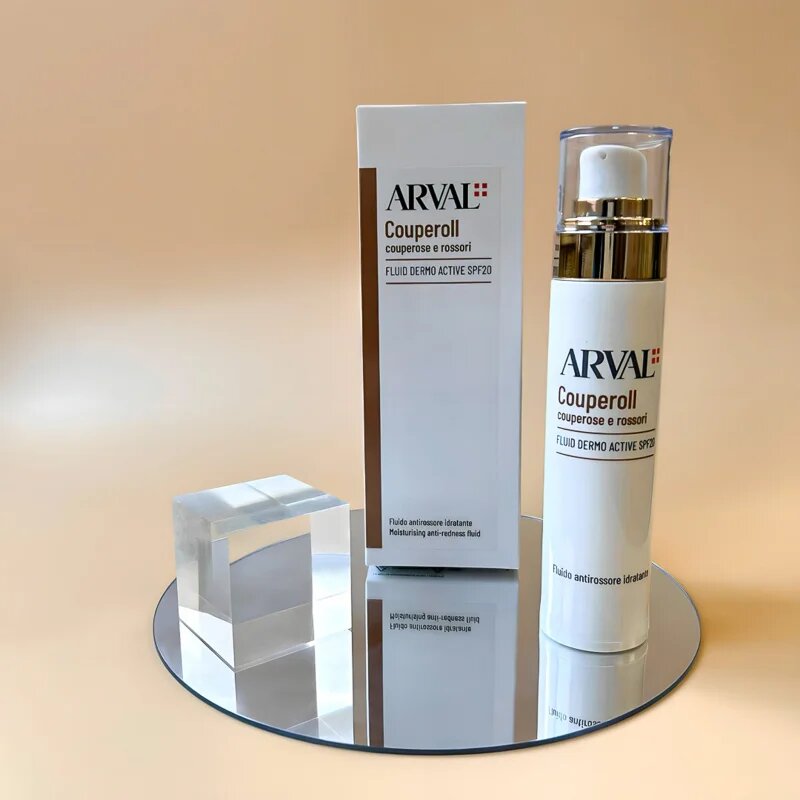 Arval Couperoll Fluid Dermo Active SPF 20 успокояваща дневна емулсия 50 мл.