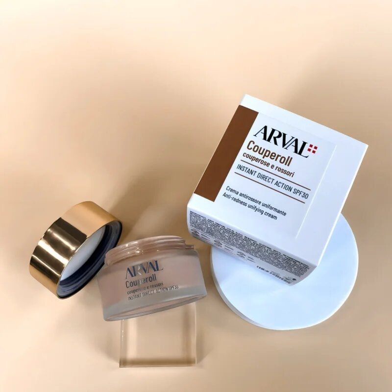 Arval Couperoll Instant Direct Action SPF30 успокояващ крем за чувствителна кожа склонна към зачервяване 50 мл.