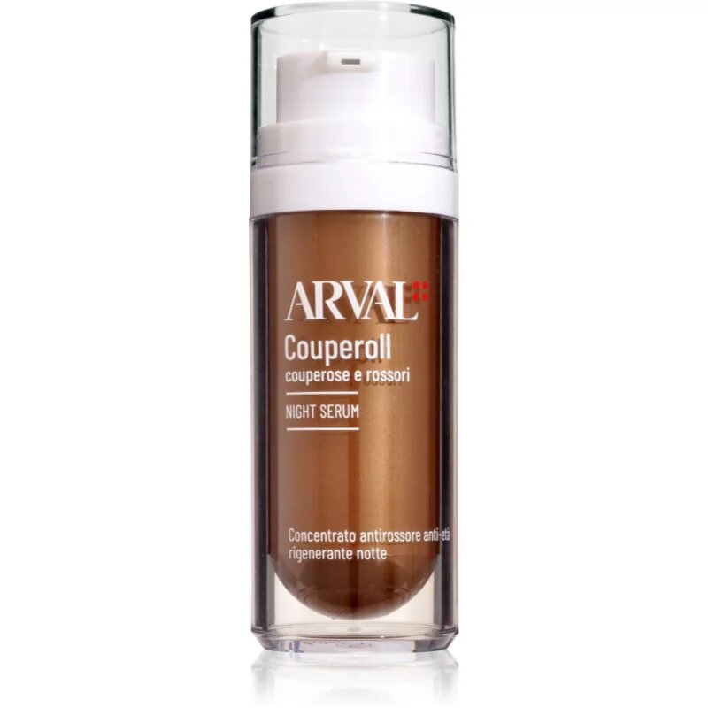 Arval Couperoll Night Serum нощен серум против зачервяване на кожата 30 мл.