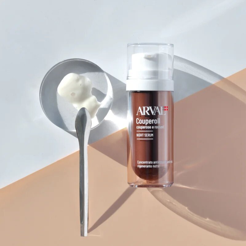 Arval Couperoll Night Serum нощен серум против зачервяване на кожата 30 мл.