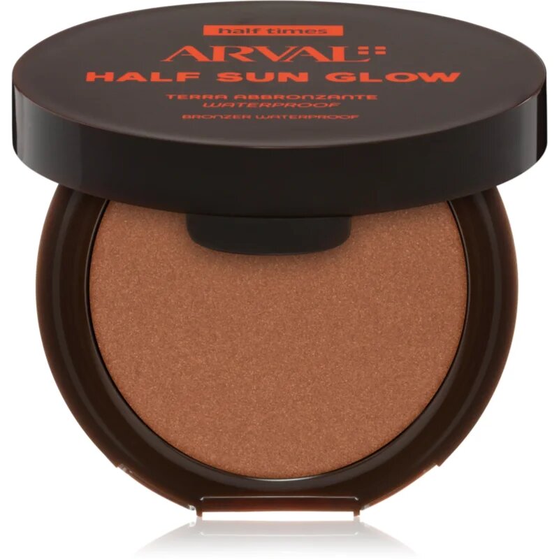 Arval Half Times Half Sun Glow Waterproof Bronzer водоустойчива бронзираща пудра 8 гр.
