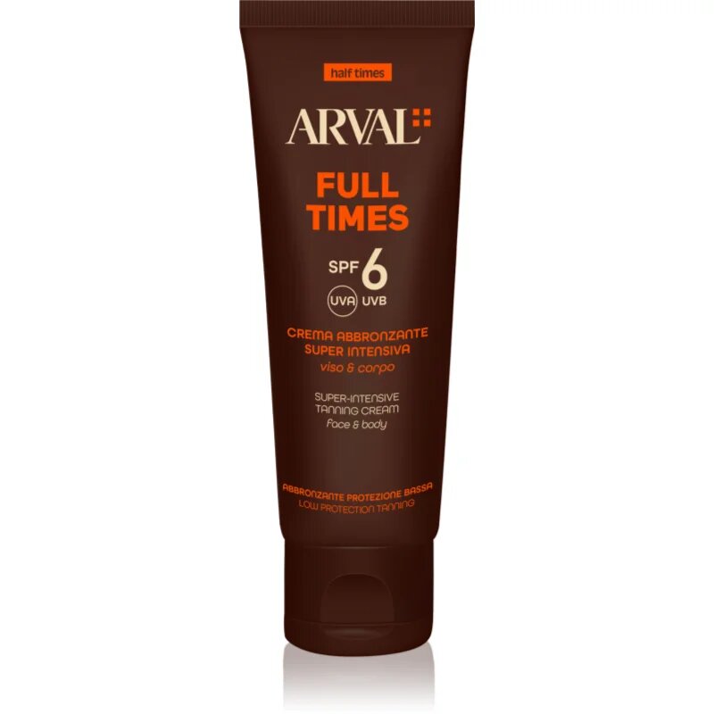 Arval Half Times Super-Intensive Tanning Cream слънцезащитен крем за интензивен загар 150 мл.