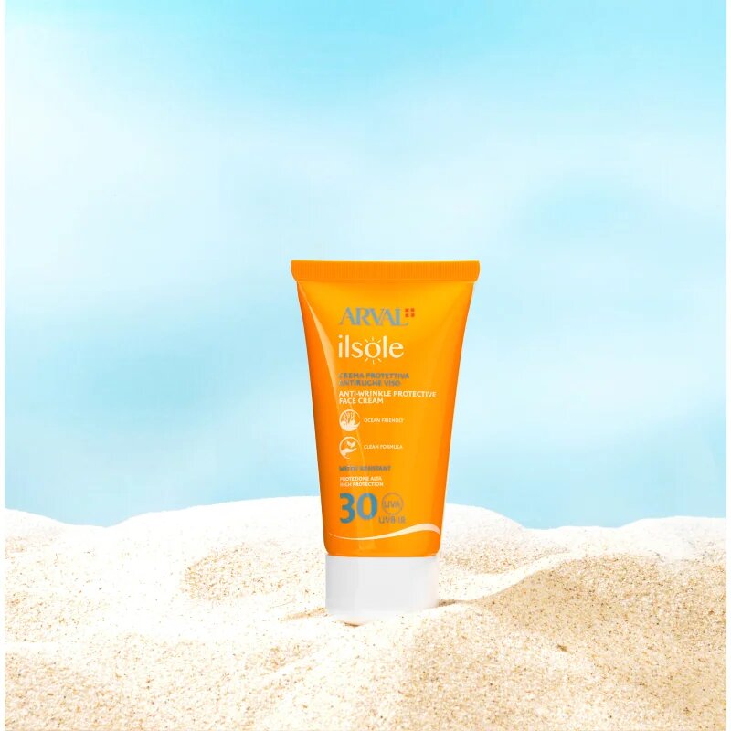 Arval IlSole Anti-wrinkle Protective Face Cream SPF 30 защитен крем против бръчки SPF 30 50 мл.