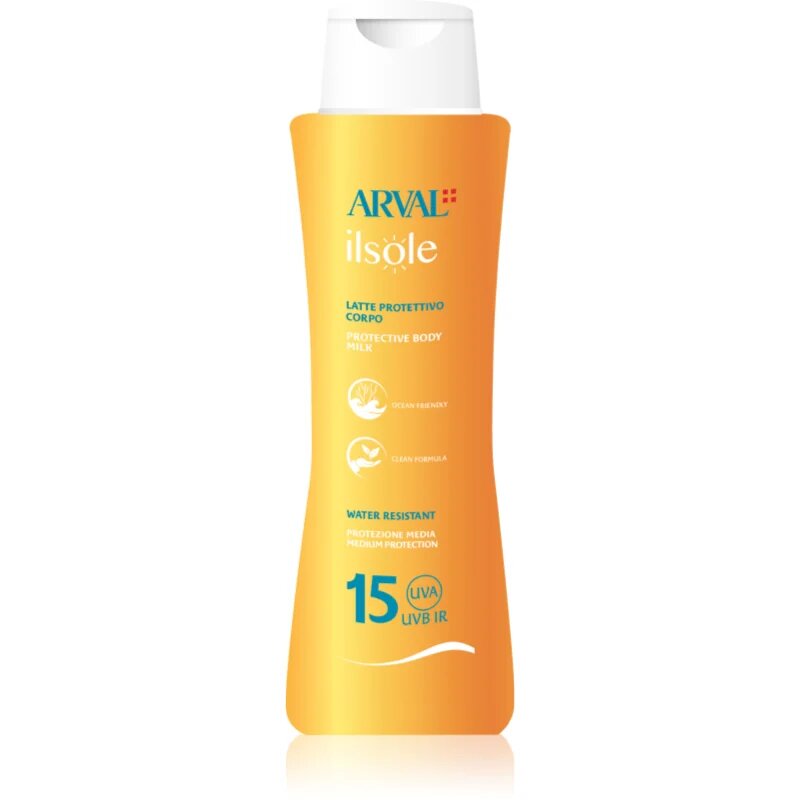 Arval IlSole Protective Body Milk SPF 15 защитно мляко за загар SPF 15 200 мл.