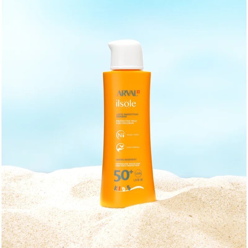 Arval IlSole Protective children's milk SPF 50+ слънцезащитен лосион за тяло за деца SPF 50+ 150 мл.