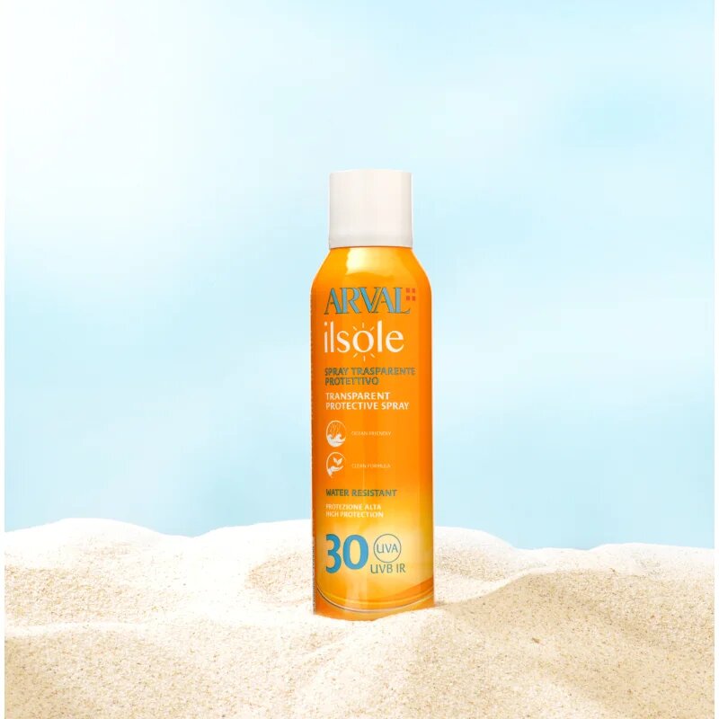 Arval IlSole Transparent Protective Spray SPF 30 слънцезащитен крем в спрей SPF 30 200 мл.